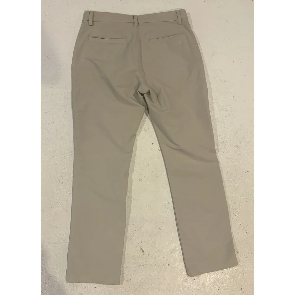 Under Armour Mens Match Play Golf Pants Khaki Tan Straight Leg 34x32 Stretch